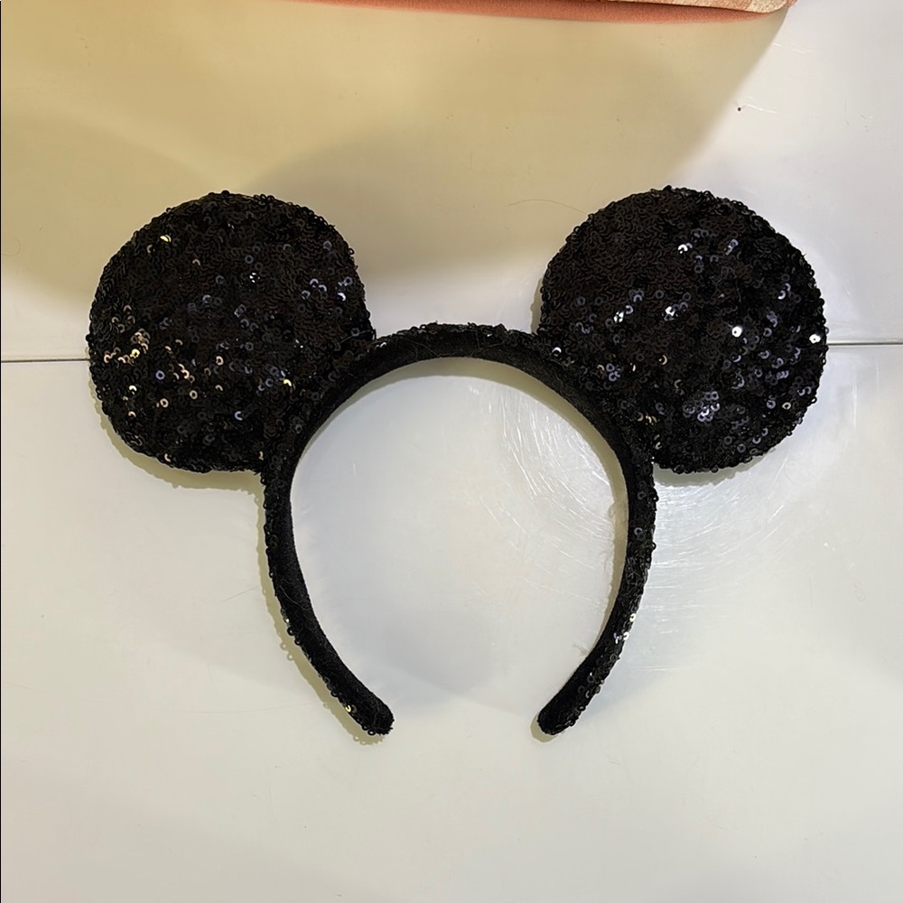 Disney Black Sequin Ears Headband
